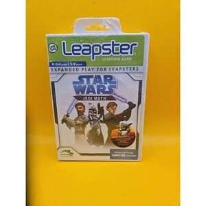 Leapster Learning Game Star Wars Jedi Math Grade K-2 (5-8 years) **NEW** Sealed!